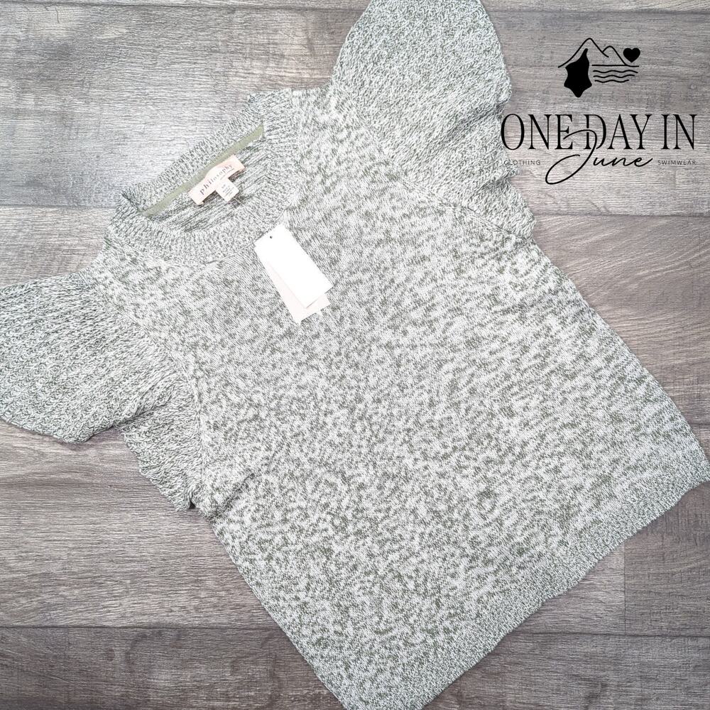 Philosophy Cap Sleeve Sweater Size S
